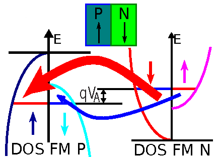 Spin diode states